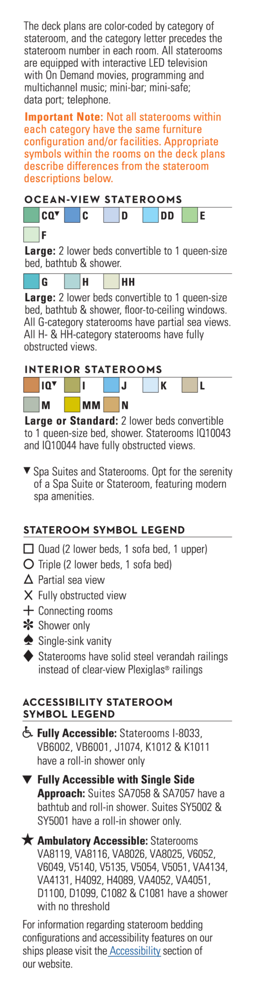 Deck Plans Deck 1 Main Deck The SuperCruise 2024 Official Web Site