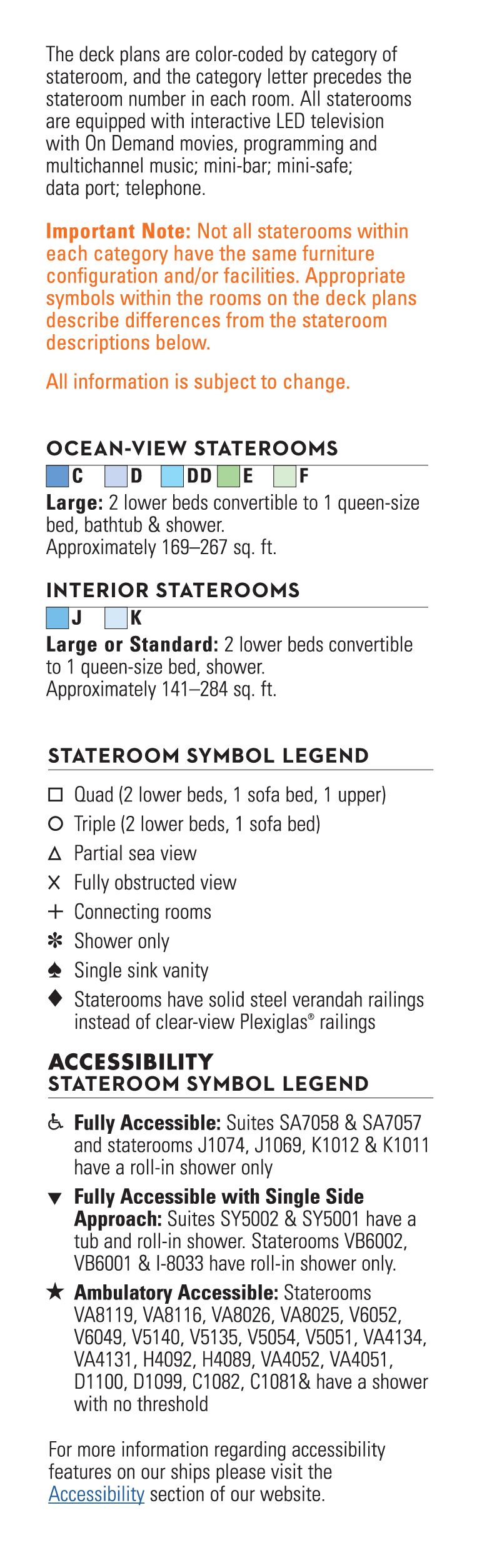 Deck Plans Deck 1 Main Deck The SuperCruise 2024 Official Web Site
