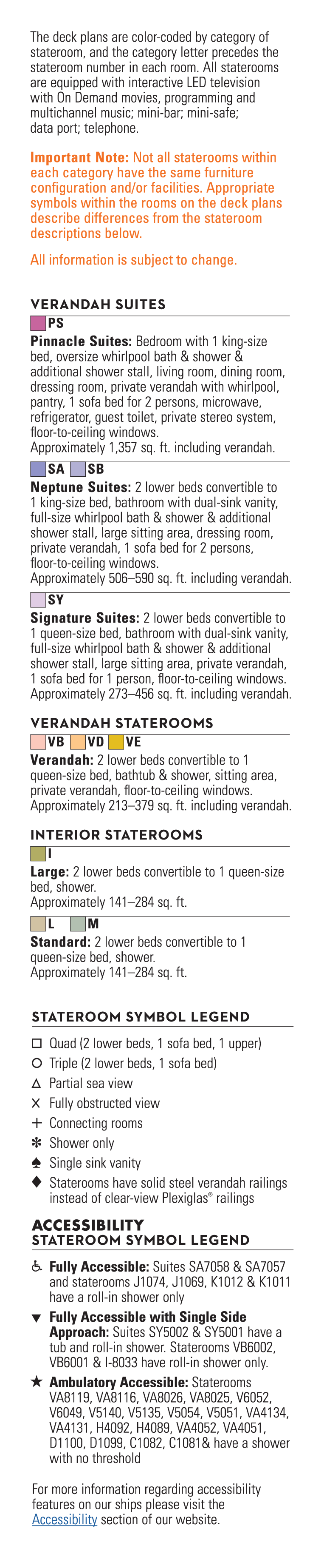 Deck Plans Deck 7 Rotterdam Deck The SuperCruise 2024 Official Web