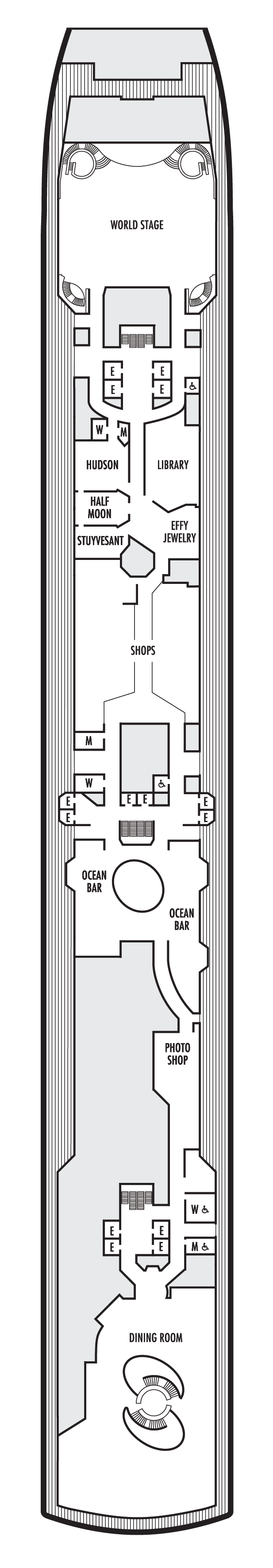 Deck Plans Deck 3 Promenade Deck The SuperCruise 2024 Official Web