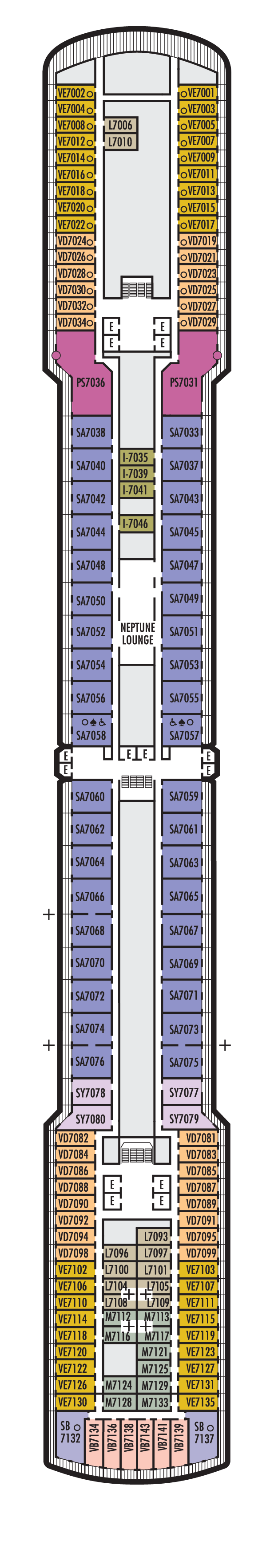Deck Plans Deck 7 Rotterdam Deck The SuperCruise 2024 Official Web