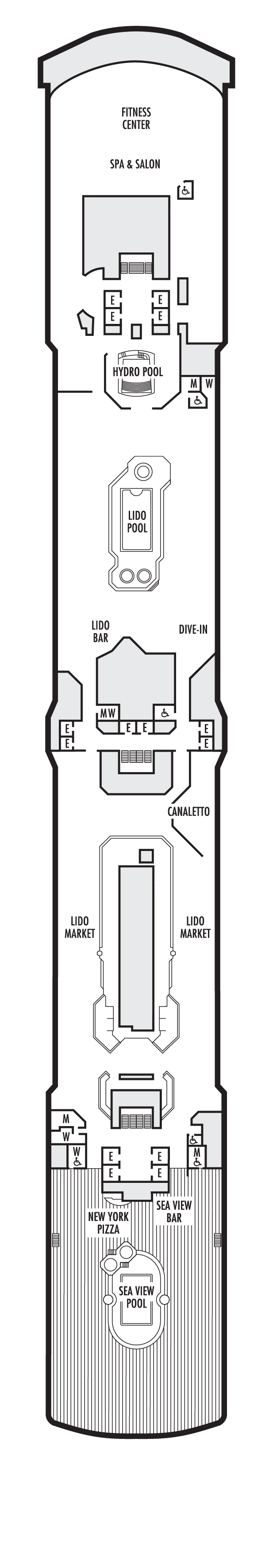 Deck Plans Deck 9 Lido Deck The SuperCruise 2024 Official Web Site