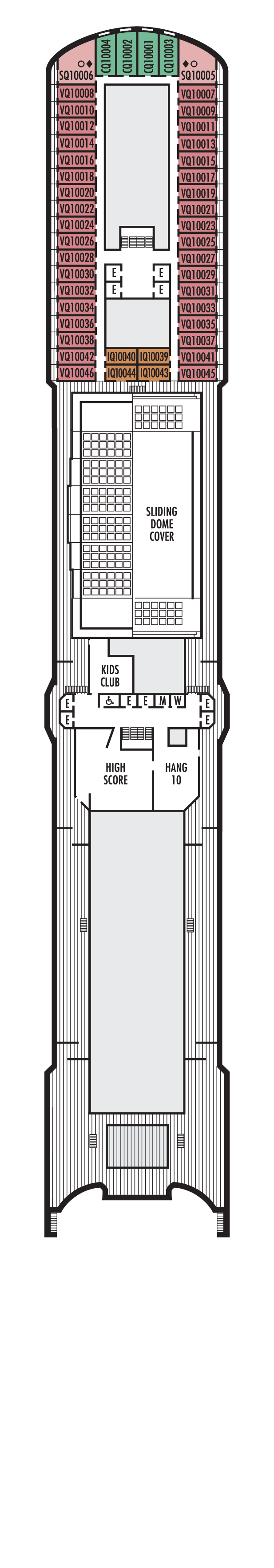 Deck Plans Deck 10 Panorama Deck The SuperCruise 2024 Official Web