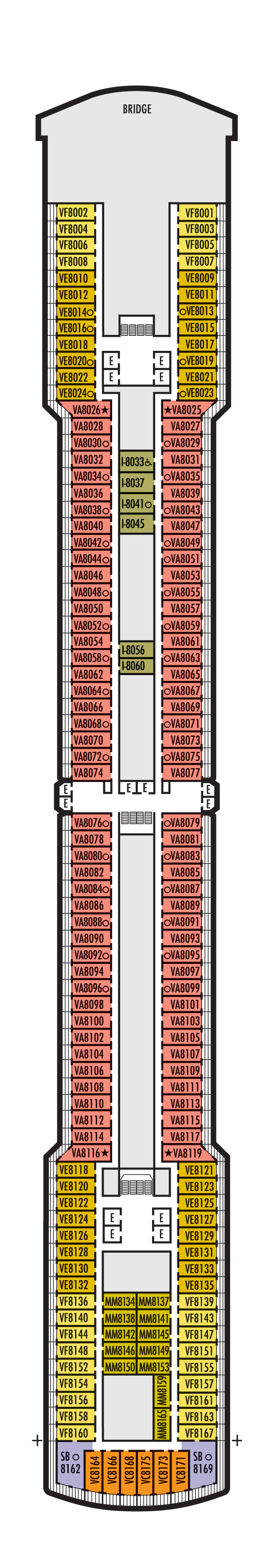 Deck Plans Deck 8 Navigation Deck The SuperCruise 2025 Official
